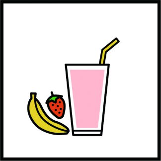 딸기 바나나 주스