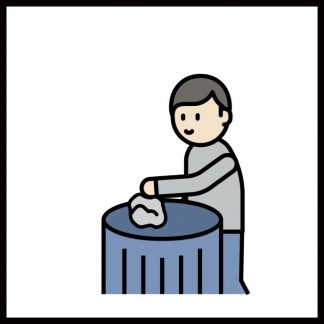 쓰레기 버려요
